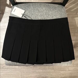 Danielle Guizio Black Fairfield Miniskirt